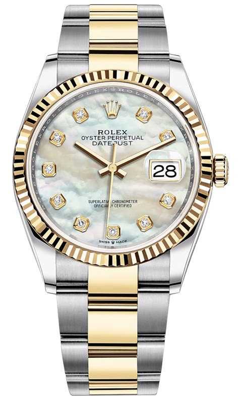 ladies stainless and gold rolex